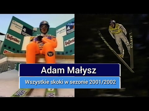 Adam Małysz - Wszystkie skoki w sezonie 2001/2002
