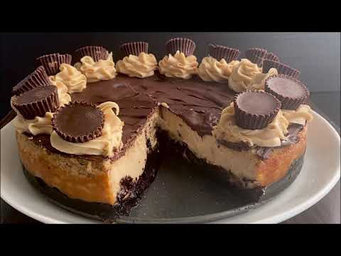 Chocolate Peanut Butter Cheesecake - UNBELIEVABLY CREAMY !