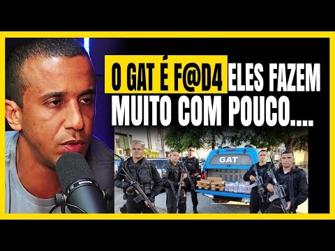 PM EXPLICA O QUE É O GAT PMERJ, QUEIROZ PODCAST, TENENTE RAPHAEL, ANDREMISSIO QUEIROZ