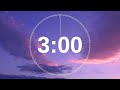 3 Minute Timer Relaxing Music Lofi Sky Background