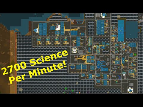 Factorio - 2700 SPM Megabase Tour