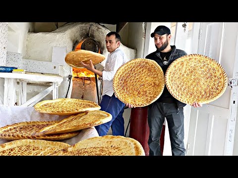 The largest (bread) in the world is baked in Uzbekistan