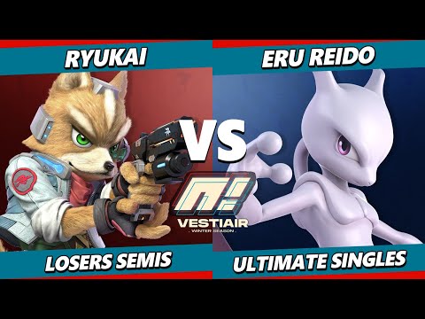 VESTI'AIR 30 LOSERS SEMIS - RyuKai (Fox) Vs. Eru.Reido (Mewtwo) Smash Ultimate - SSBU