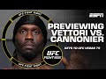 UFC Vegas 75 Preview: Jared Cannonier needs to counter Vettori's leg kicks - Alan Jouban | ESPN MMA