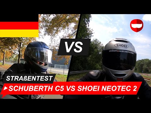 Schuberth C5 vs Shoei Neotec 2 - ChampionHelmets.com