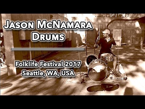 Jason McNamara Drums @ Folklife, 2017 (Hooke Verse Binaural Recording)