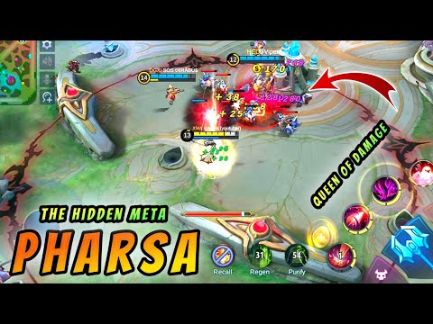 Pharsa Is Hidden Meta | Pharsa Gameplay And Top 1 Global Build | Mobile Legends