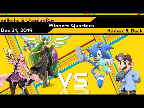 [Smash Ultimate] XenoArcadian 2019 Q4 (W.Quarters) - milkche & UtopianRay vs Kamex & Back