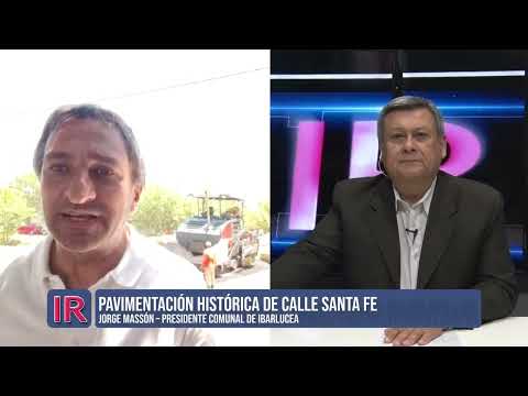 Ibarlucea pavimentará la calle Santa Fe