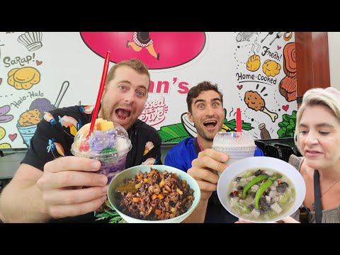 Gay Man and Fiancé Tries Filipino Car Wash Food in Los Angeles