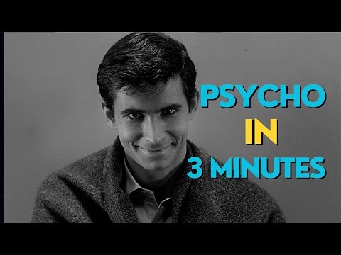 Hitchcock's Psycho in 3 minutes
