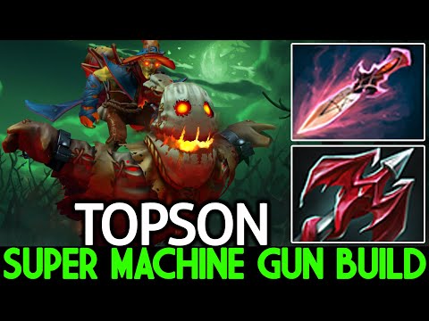 TOPSON [Batrider] Super Machine Gun with Witch Blade Build Dota 2