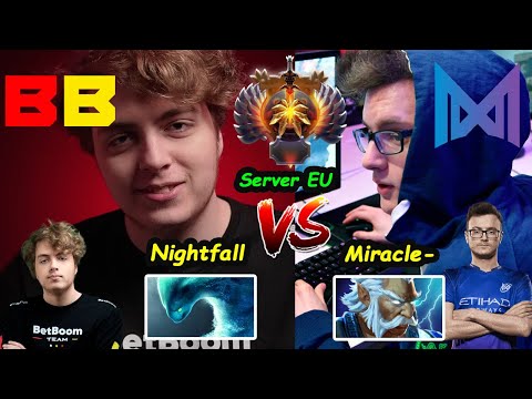 Miracle on Zeus vs Nightfall Morphling : M-GOD MIDLANE vs Betboom Carry Server EU