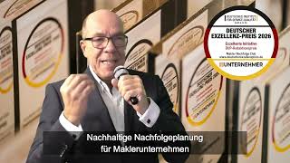 Deutscher Exzellenz Preis 2026 für nachhaltige Nachfolgeberatung