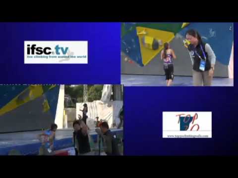 Climbing World Cup 2012 Boulder and Speed Chongqing, CHN - Boulder Women's and Men's Finals