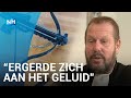 Albert schoot met een kruisboog op bouwvakkers