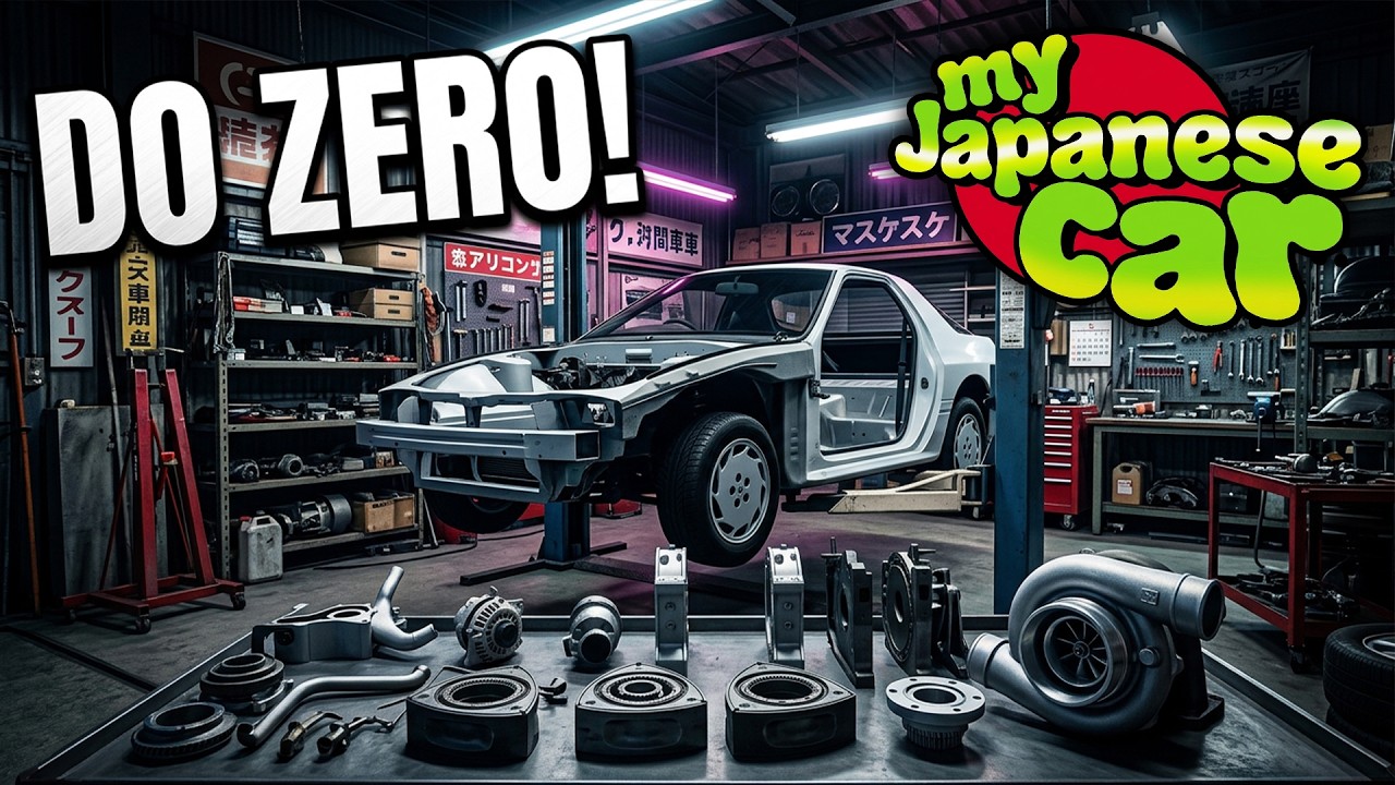 INSTALEI O "MY SUMMER CAR" JAPONÊS E TO MONTANDO UM RX-7! - KEIKAKU #1