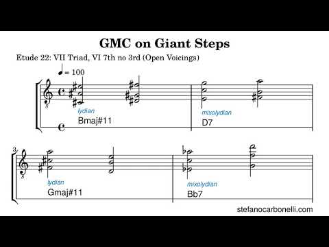 GMC on Giant Steps, Etude 22/40