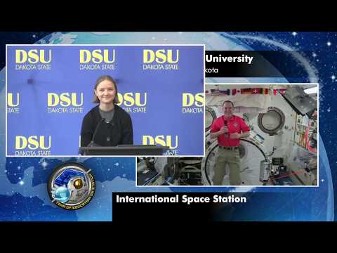 Expedition 56 Inflight Interview with Dakota State University - August 27, 2018