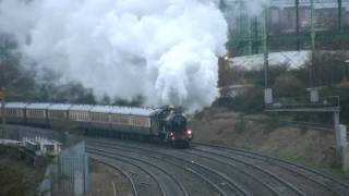 preview picture of video '4965 Rood Aston Hall 'The City of Chester Railtour' 28/11/09'