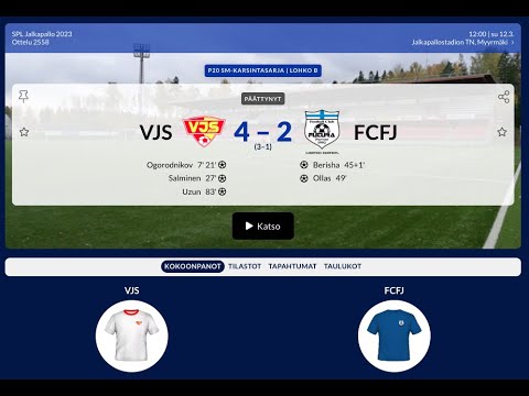 Jälkipelit P20 SM-karsinta VJS - FCFJ 12.3.2023