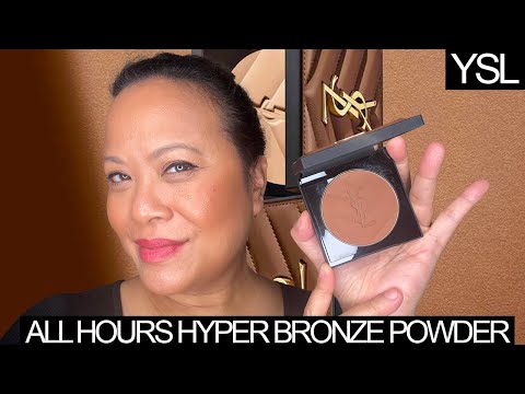 New YSL All Hours Hyper Bronze Powder - 03 Golden Medina & 05 Dark Sienna - Try on and Review