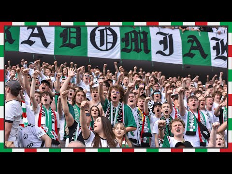 Doping zgodowy na meczu Legia - Radomiak