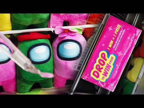 Among Us Toy Claw Machine at Round 1 Arcade!