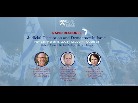 Rapid Response: Judicial Disruption and Democracy in Israel