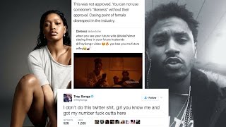 Keke Palmer Pissed Trey Songz Released a VIDEO with her in it After she TOLD him NOT to!!
