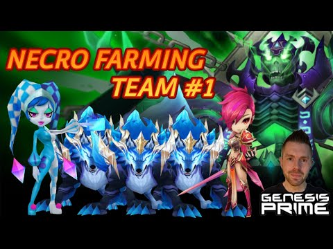 NECRO FARMING TEAM #1 Julie Icaru x3 Astar #summonerswar