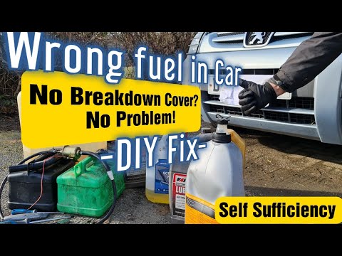 Petrol in diesel car  DIY fix #misfueling #Petrol #diesel  #benzine #diesel #selfsufficiency #carfix