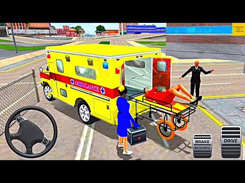 Ambulance Driver Simulator 2019 - Emergency Rescue Helicopter Drive - HD Android Gameplay w/ Sound