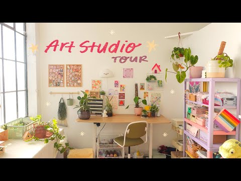 Art Studio Tour ✷ How I Organize Inventory + Supplies!