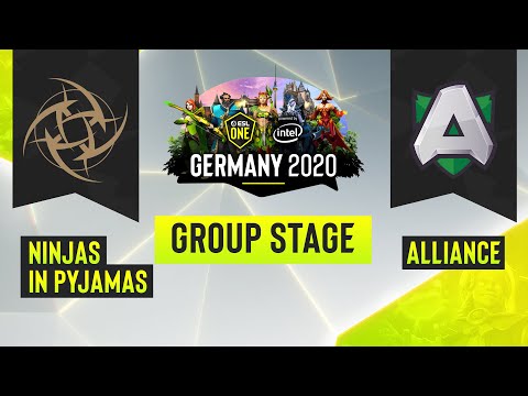 Dota2 - Ninjas in Pyjamas vs Alliance - Game 2 - ESL One Germany 2020 - Group Stage