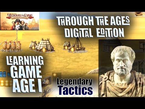 THROUGH THE AGES / Learning Game: Age I / DIGITAL Games / TUTORIAL Playthrough