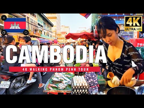 Amazing Cambodian Street Food Tour in Phnom Penh | Ultimate Khmer Market Walk Experience!