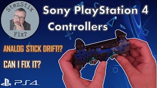 2 x Sony PS4 Controllers in need of STICK DRIFT repair | CAN I FIX IT?