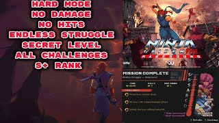Ninja Gaiden Ragebound Hard Secret Final Level NO Damage/Hits S+ Rank Endless Struggle 5-1 Kenji