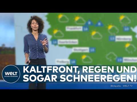 Video Thumbnail: WETTER: Kaltfront, Regen und sogar Schneeregen! Ein einschneidender Wetterwechsel trifft Deutschland