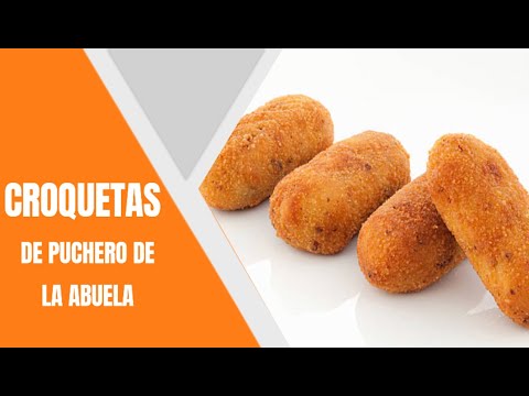 RECETA croquetas de cocido o puchero casero de la abuela receta de como hacerlas