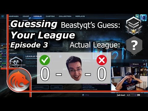 Beastyqt Guessing YOUR League From Replays! | Episode 3