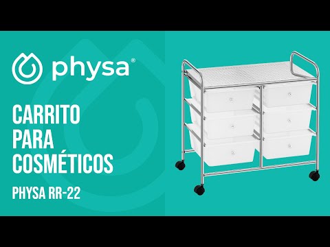 vídeo - Carrito para cosméticos - 6 cajones