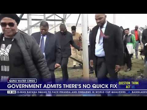 Government admits there's no quick fix to Qunu water crisis