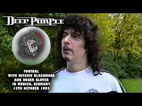 Deep Purple - Footbal With Ritchie Blackmore And Roger Glover In Munich, Germany (13th October 1993)