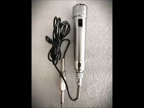 Vintage 1960's Calrad 500C Slim-Line Crystal Microphone, works 4' cable (Hear) imagen 5