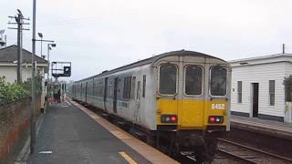 preview picture of video 'UK: Northern Ireland Railways Class 450 'Castle' DEMU at Moira on a Larne Harbour to Portadown train'