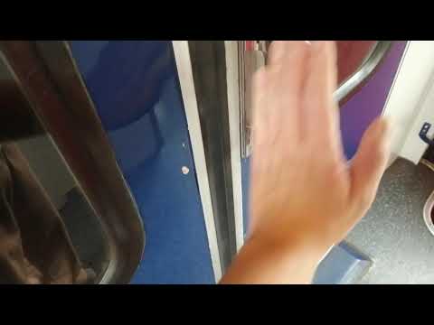 Jízda rychlíkem 609 Krušnohor Jirkov zastávka směr Most.