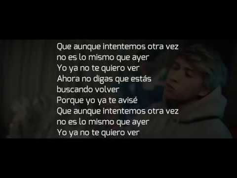 FMK ft. Kodigo - Ahora no (LETRA)