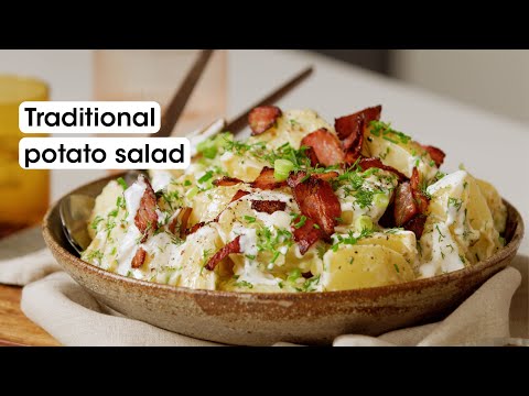 Traditional potato salad